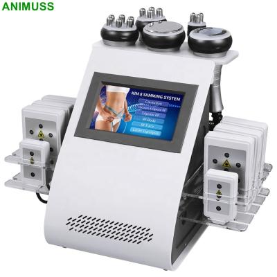 China Weight Loss 40K RF 6 In 1 Body Slimming Removal Fat Burst Weight Loss Machine Instrument for sale