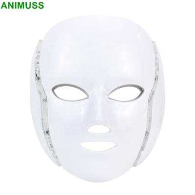 China Pigment Removal 7 Colors Photon Acne Removal LED Light Therapy Facial Face Mask for sale