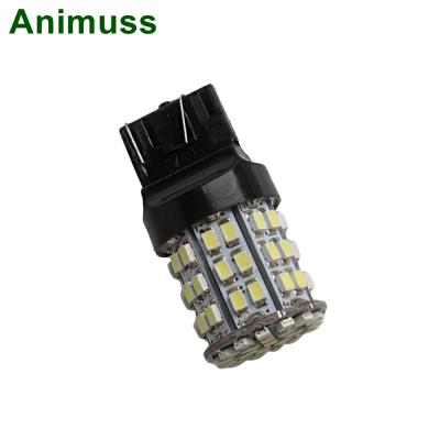 China T20 7443 W21W W21/5W 64 SMD 6000K Pure White Auto Emergency Car Backup Light Bulb 1206 CS8748 for sale