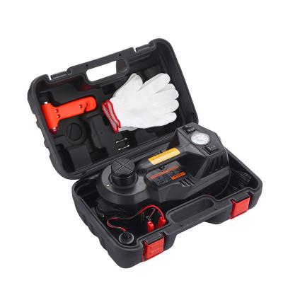 China Electrics Vehicle Repair Tool 5T Hydraulic Portable Black Car Floor Jack Lift Repair Kit Max Red Auto Horizontal Work for sale