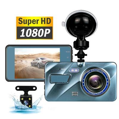 China Dual Lens Bluetooth Full HD 1080P Car Dashcam Dash Cam Sensor Video Driving Recorder 170 Degree Wide Angle Car Camera for sale