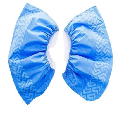 China Breathable Custom Medical Anti Skid Protective Non Woven Disposable Shoe Cover Widely Used for sale