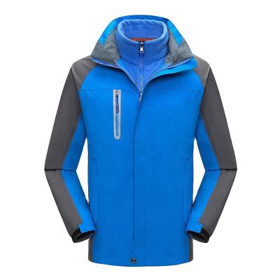 China Breathable Men 3 In 1 Warm Fleece Waterproof Winter Windproof Hooded Ski Coat Inner Snow Jacket for sale