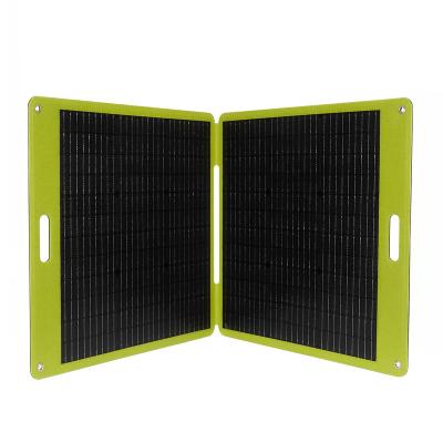 China Portable 100W solar panels for outdoor mobile power charging New products portable popular for sale