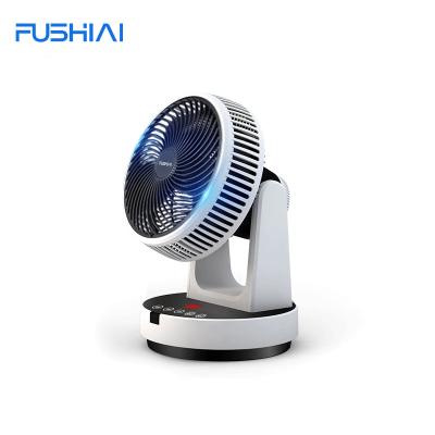 China Hotel Wholesale OEM ODM Order Creative Electric Fan, With 12 Speed ​​Control Cross Base 9 Inch Table Desk Fan for sale