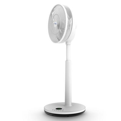 China WIFI FUSHIAI Remote Control Brushless DC Stand 12v Pedestal Fan for sale