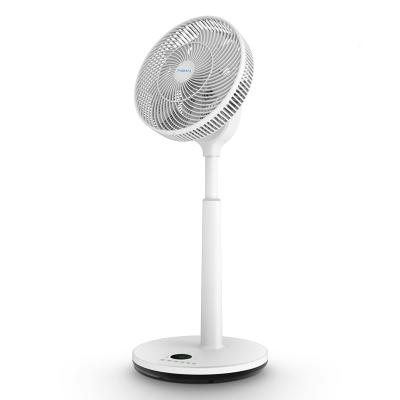 China FUSHIAI Air Cooling 12 Volt Height Adjustable Portable Brushless DC Circulation Pedestal Electric Stand Fan for sale