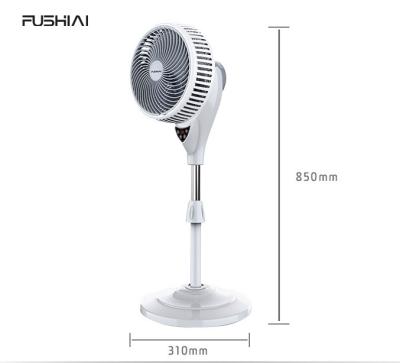 China Hotel Factory Directly Power DC Brushless Motor Rechargeable 9 Inch Air Flow Stand Pedestal Fans With Remote Control for sale