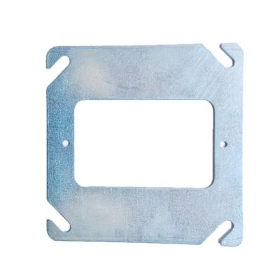 China Galvanized steel 4 in. Square cover flat cover for a 52C0 device for sale