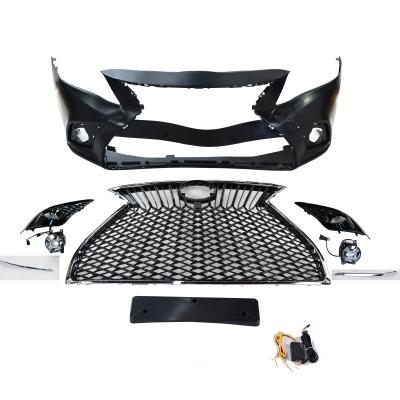 China Factory wholesale PP+ABS+IRON for body kit for Toyota Camry 07-11 upgrade to most popular Lexus front bumper for sale