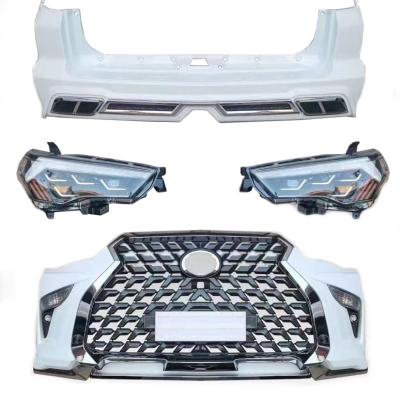 China New PP+ABS+IRON style head light for Lexus style body kit pp body kit For 4 plastic auto runner 2010-2021 for sale