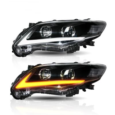 China High quality car head light assembly auto lamp FOR COROLLA LED 2011-2013 HID COROLLA car head light accessories for sale