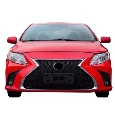 China PP+ABS+IRON FOR 2006-2013 Corolla upgrade to lexus LS change from old to new Front Grill Front Bumper Lip for sale