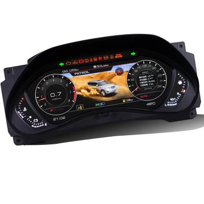 China Virtual Digital Dash Panel Instrument Cluster Cockpit LCD Tachometer For NISSAN LAND 40*50*40 for sale