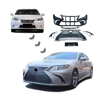 China PP+ABS+IRON factory wholesale high quality lexus 13-14 es upgrade to Front Grill Front Bumper Lip 2018 old new for sale