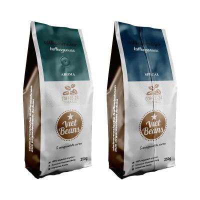 China Other Big Bags With Valve Sell Side Gusset Aluminum Foil Eco For Ground Coffee for sale