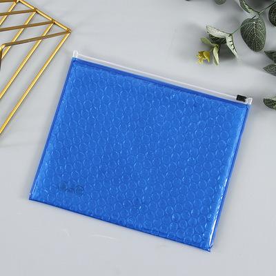 China Wholesale Goods Waterproof Reusable Cosmetic Pouch Ads Zip-seal Zipper Dirty Proof Packaging Bubble Bags Moisture-proof for sale