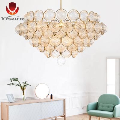 China Post-modern home luxury led living room hanging light home decor luxury k9 crystal chandelier pendant light for sale