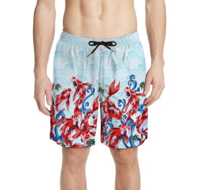 China Trunks 2021 quick-drying print placement waistband men beach wear shorts more good quality for sale