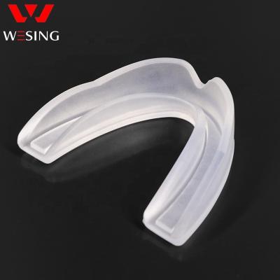 China Black Sports Wesing Custom Silicone Mouth Guard Mouth Protector Boxing Mouth Guards for sale