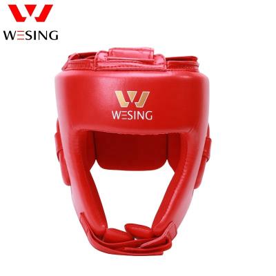 China Wholesale Head Protector Wesing IBA Approved Professional Leather Boxing Head Guard for sale