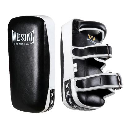 China Custom Wesing Muay Thai Kick Pads Training Equipment PU Leather Target Kicking Pads Muay Thai Customized Size Accept for sale