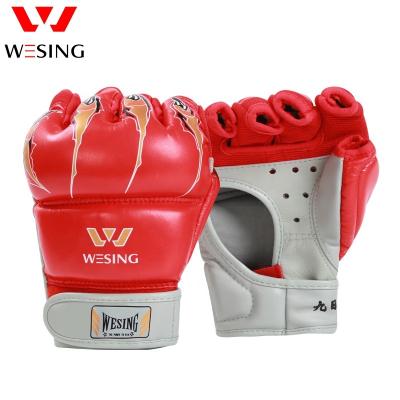 China Universal Custom Price Muttahida Majlis-e-Amal Professional Boxing Gloves Wesing Logo Boxing Training Pu Leather for sale