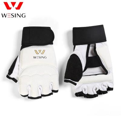 China WESING Unisex Custom Hand Glove White Taekwondo Gloves Taekwondo Gloves for sale