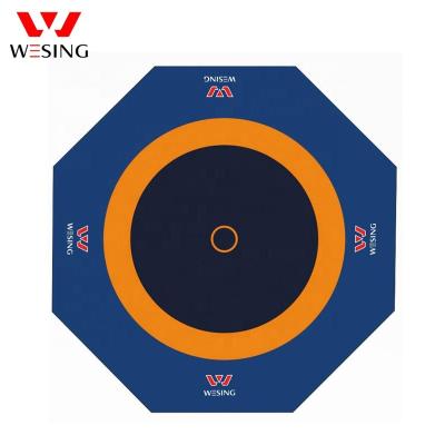 China Please check the detail page WESING UWW Approved Custom Leather Wrestling Mat PVC Cover Roll Wrestling Mat for sale