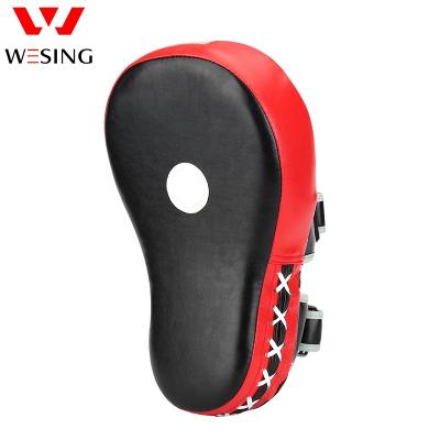 China Wesing Universal Custom Boxing Hearth Pad Leather Lengthened Curved Hearth Punching Gloves for sale