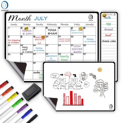 China 10.2P-3 Home Magnetic Dry Erase Planner Monthly Magnetic Calendar for Fridge for sale