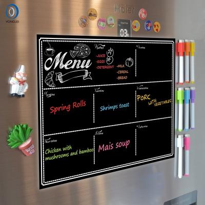 China Home 9.8-1 Easy Erasable Magnetic Weekly Meal Planner Magnetic Board Fridge Boards for Kitchen for sale