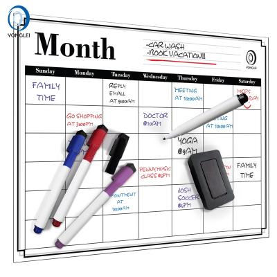 China Home Dry Erase 5.8-1A2 Fridge Calendar Fridge Magnet Magnetic Writing Board for sale