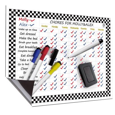 China Home Dry Erase Magnetic 8.9-2A2 Kids My First Calendar For Fridge for sale