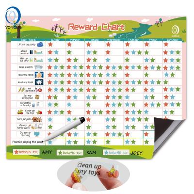 China RC1.2-1A2 Yonglei Nanotechnology Dry Erase Kids Chore Chart Magnetic Potty Training Chart for sale