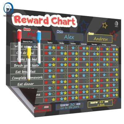 China Home Chores Magnetic Chart Chart 9.1-1A2 Reward Chart Magnetic Board For Fridge for sale