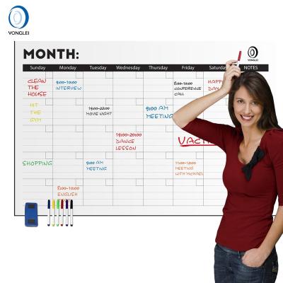 China Office 004-1A2 Jumbo Wall Calendar Wall Calendar Laminated Monthly Dry Erase for sale