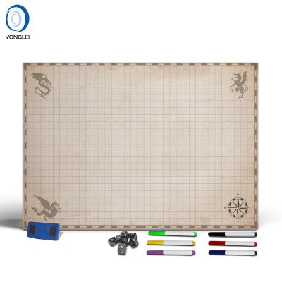 China 1.2-3A2 Indoor Dry Erase RPG Games Vinyl Playmat Battle Mat for sale