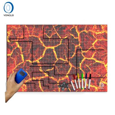 China Viable reusable dry erase 2.4-1A2 wargame mat for sale