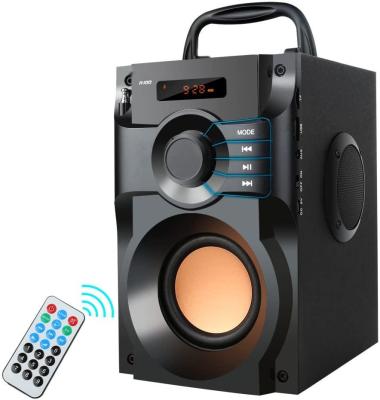 China Mini System Subwoofer Wireless Stereo Bass Wooden Outdoor Party Surround Noise Speakers Entertainment Set for sale