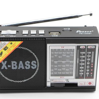 China Portable USB/SD/TF/DC 5V Built-in Speaker 8 Band AM Fm Switch FM Rechargeable Radio for sale