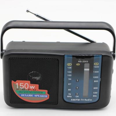 China High Sensitivity Portable Receiver 3 High Sensitivity AC DC Power Band AM FM Radio Receiver for sale