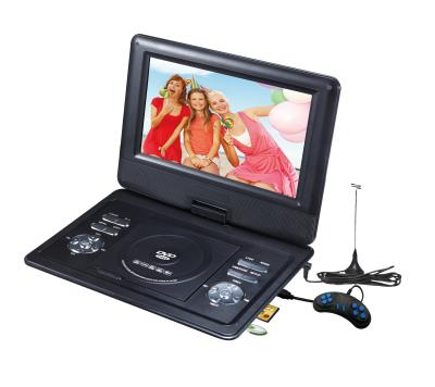 China 10.1 Inch LED Screen Home Rechargeable Battery Outdoor Portable DVD Player with TV FM USB for sale