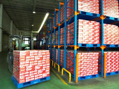 China Industriële Zware Ladingsaandrijving in Pallet Rek het Koudgewalste Rekken Te koop