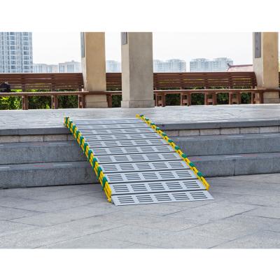 China Unhindered Adjustable Non-Slip Squatting Disabled Car Ramp for Handicapped People for sale