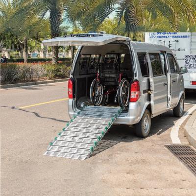 China Barrier-Free Rollable Handicap Passenger Car And Disability Scooter Ramps For MPV Or Low Cars for sale