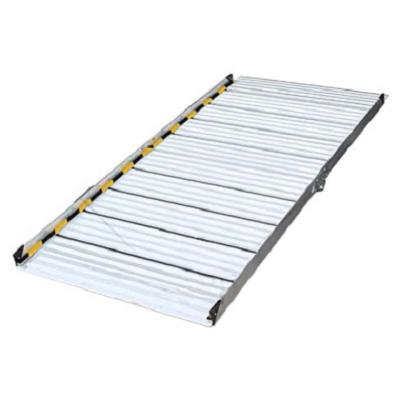 China Chinese Factory Light Silver Two Fold Fold Aluminum Wheelchair Ramps For Car Portable Foldable Ramp for sale