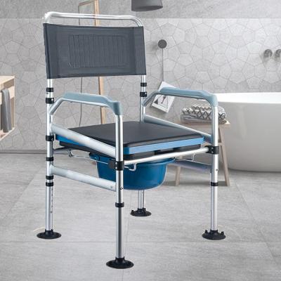 China Modern Adjustable Premium Shower Chair And Commode Commode Chair For Handicapped And Patient for sale