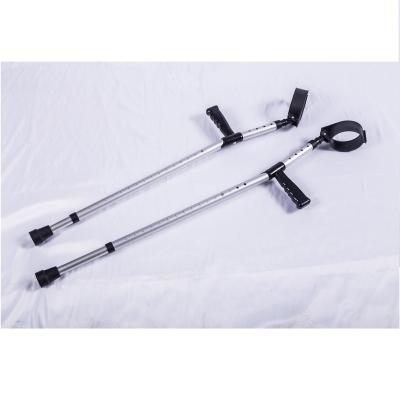 China Waterproof Medically Adjustable Aluminum Forearm Elbow Walking Crutches for sale