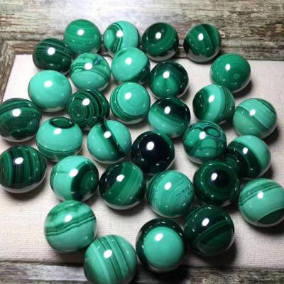 China Modern Natural Crystal Healing Ball Malachite Small Crystal Ball Crystal Jewelry For Decoration for sale